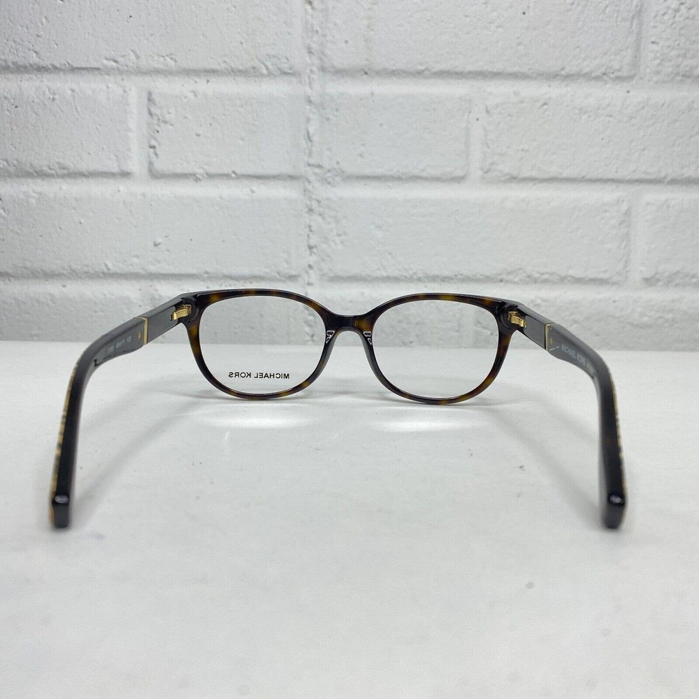 Michael Kors MK 4032 3180 Rania III Cat Eye Havana Gold Eyeglasses 49*17 H2560 - Picture 4 of 8